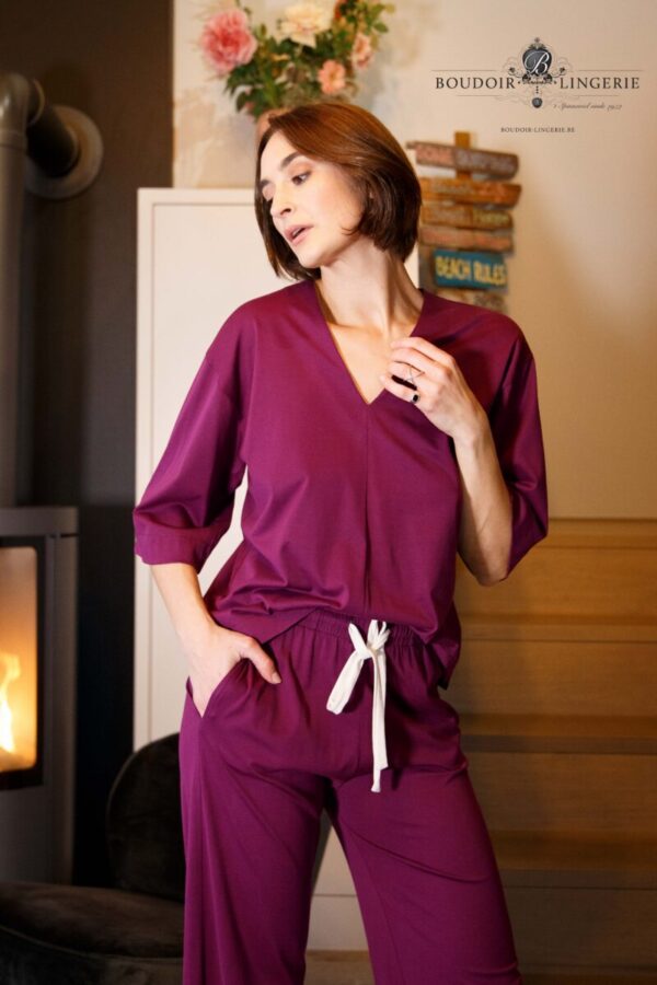 PLUTO pyjama burgundy - Afbeelding 3