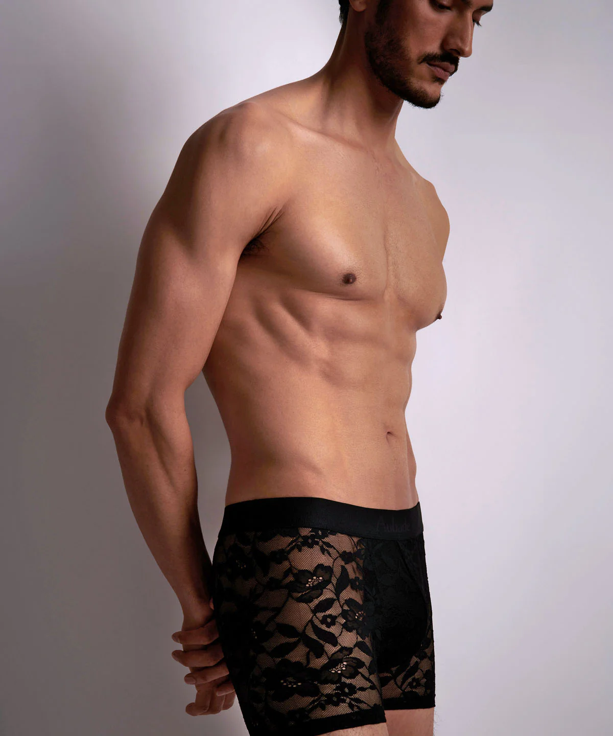 AUBADE Lace boxershort black - Afbeelding 4