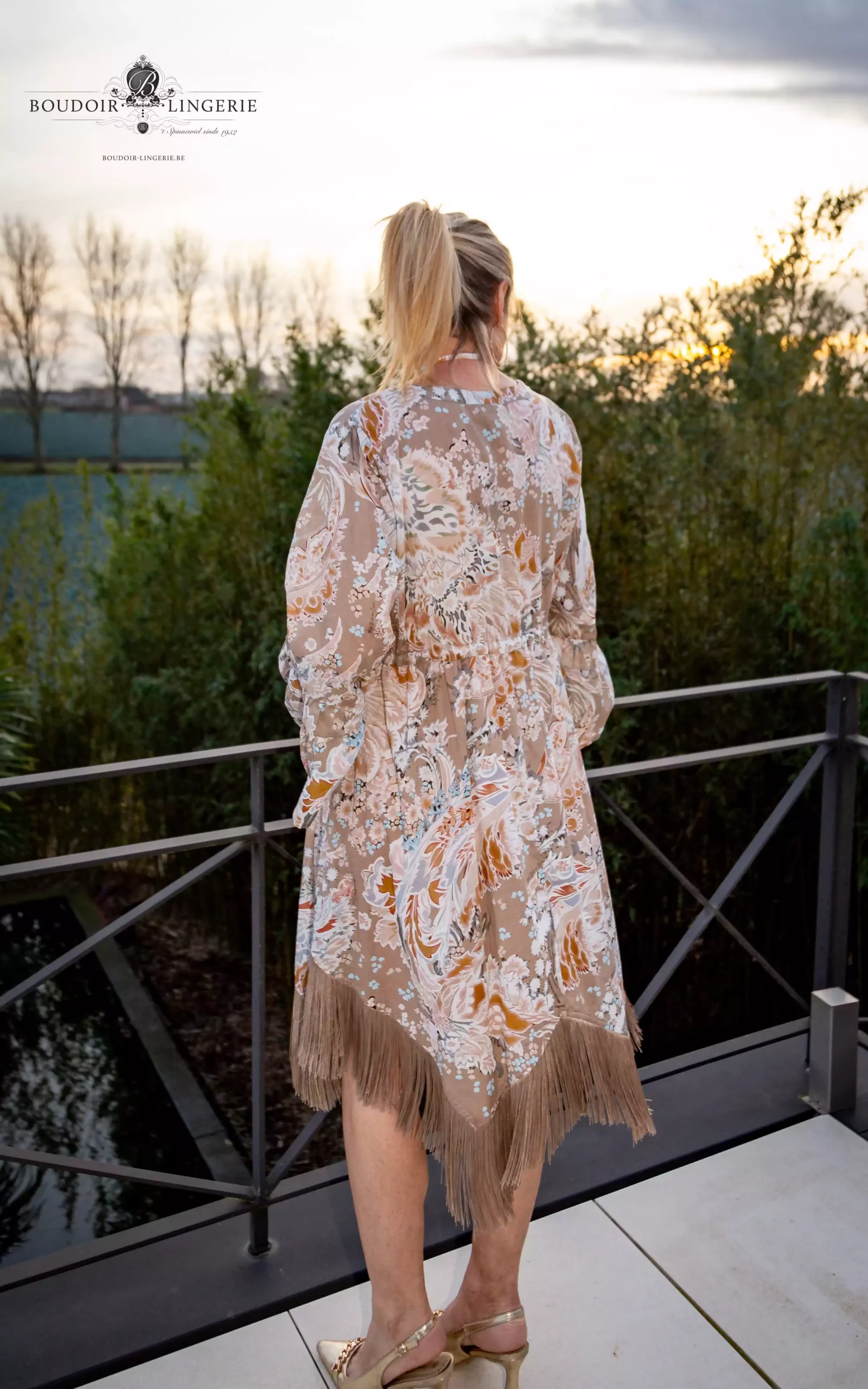 Miss Bikini Luxe - tuniek aquarelprint - Afbeelding 5