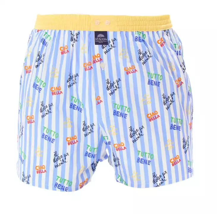 MC ALSON boxershort M5352 La Dolce Vita lichtblauw - Afbeelding 2