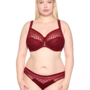 Louisa Bracq Paco wijnrood lingerieset