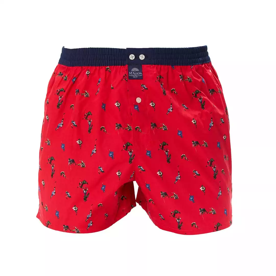 MC ALSON boxershort M5434 ijshockey rood - Afbeelding 2
