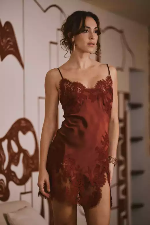 MARJOLAINE nuisette bruin - Afbeelding 2